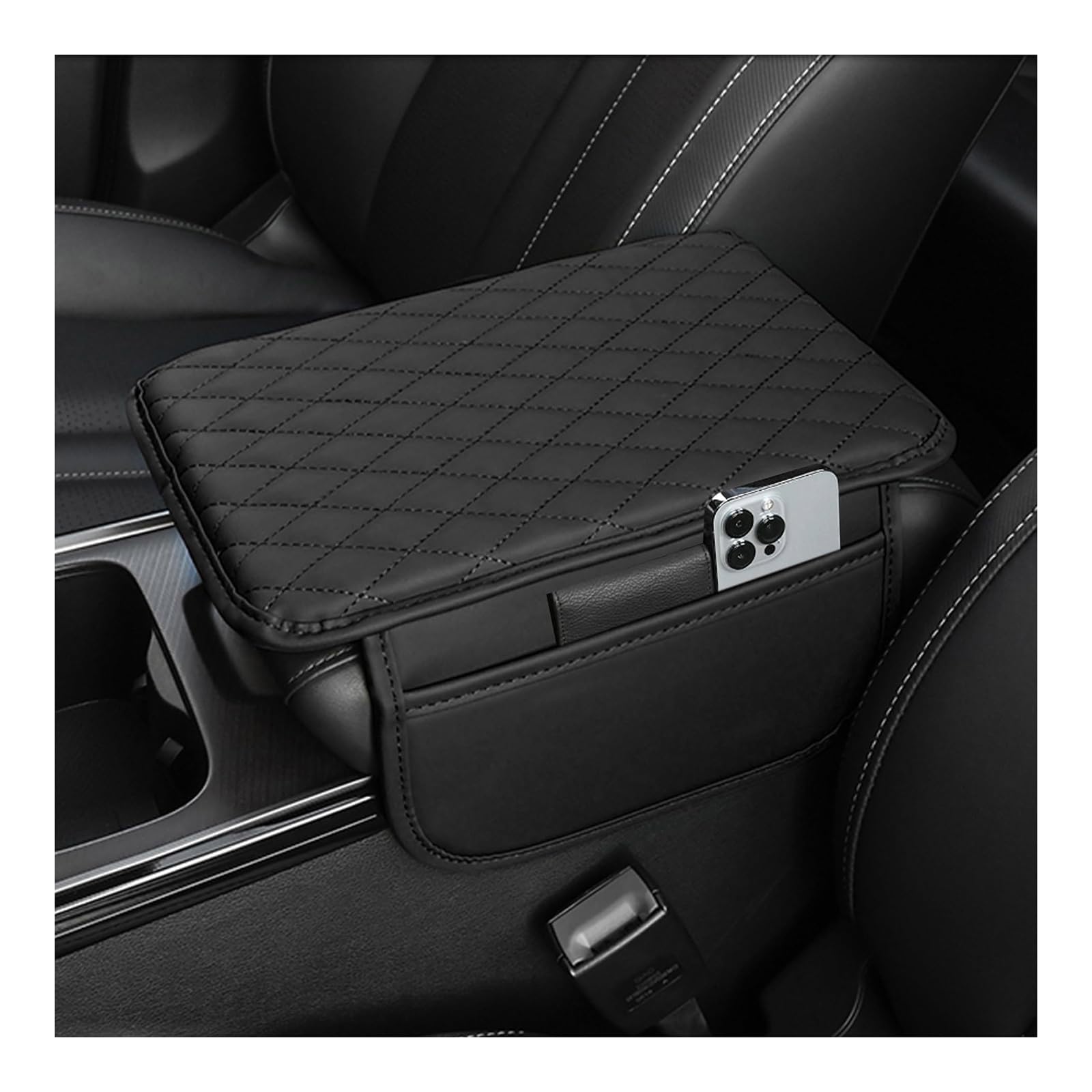 XMBTVAUMN Car Armrest Cover,for Audi A6 Avant C8 2018-2023