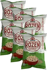 Kit 6X: Salgadinho de Arroz Integral Rozen Tomate Okoshi 50g