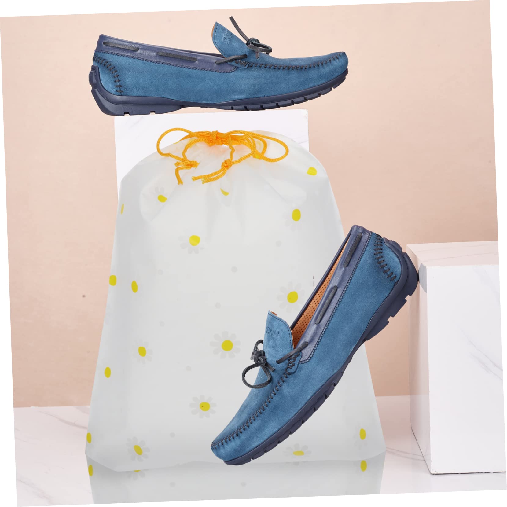 Alipis 2 Juegos Bolsas para Guardar Zapatos Bolsas para Zapatillas para Viajar Pequeñas con Cordón De Malla De Red con Cordón Divisores De 25 Piezas * 2