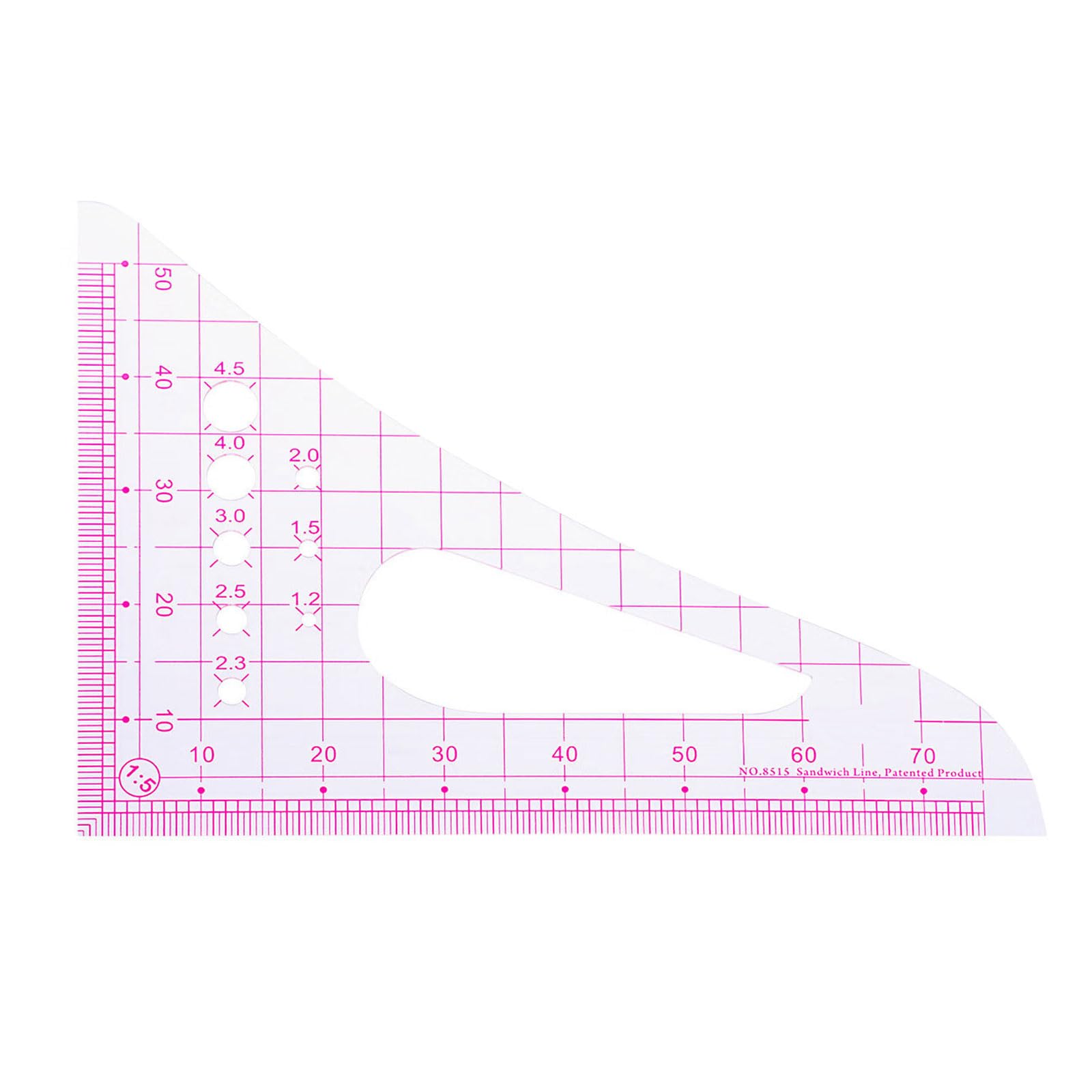 Patchwork Ruler Multifunctional Quilting Ruler Sewing Ruler Measurement Tool For Sewing & Quilting Projects