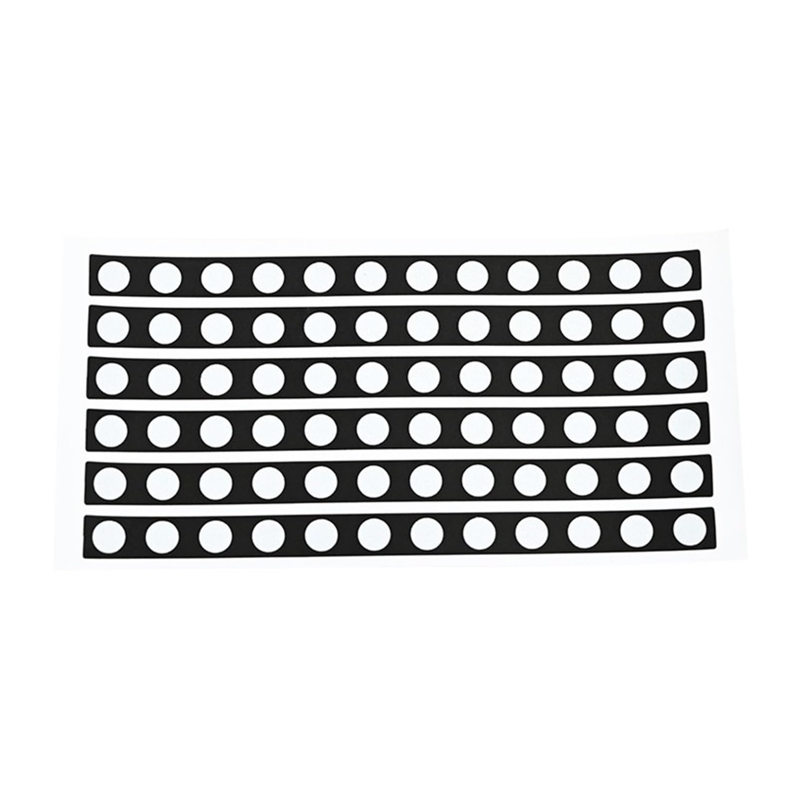 Verbrauchsmaterial For Laserscanner, Kreisförmiger Durchmesser 6 Mm, Hochreflektierende Streifenmarkierungspunkte – 20 Blatt Vielseitig Einsetzbar