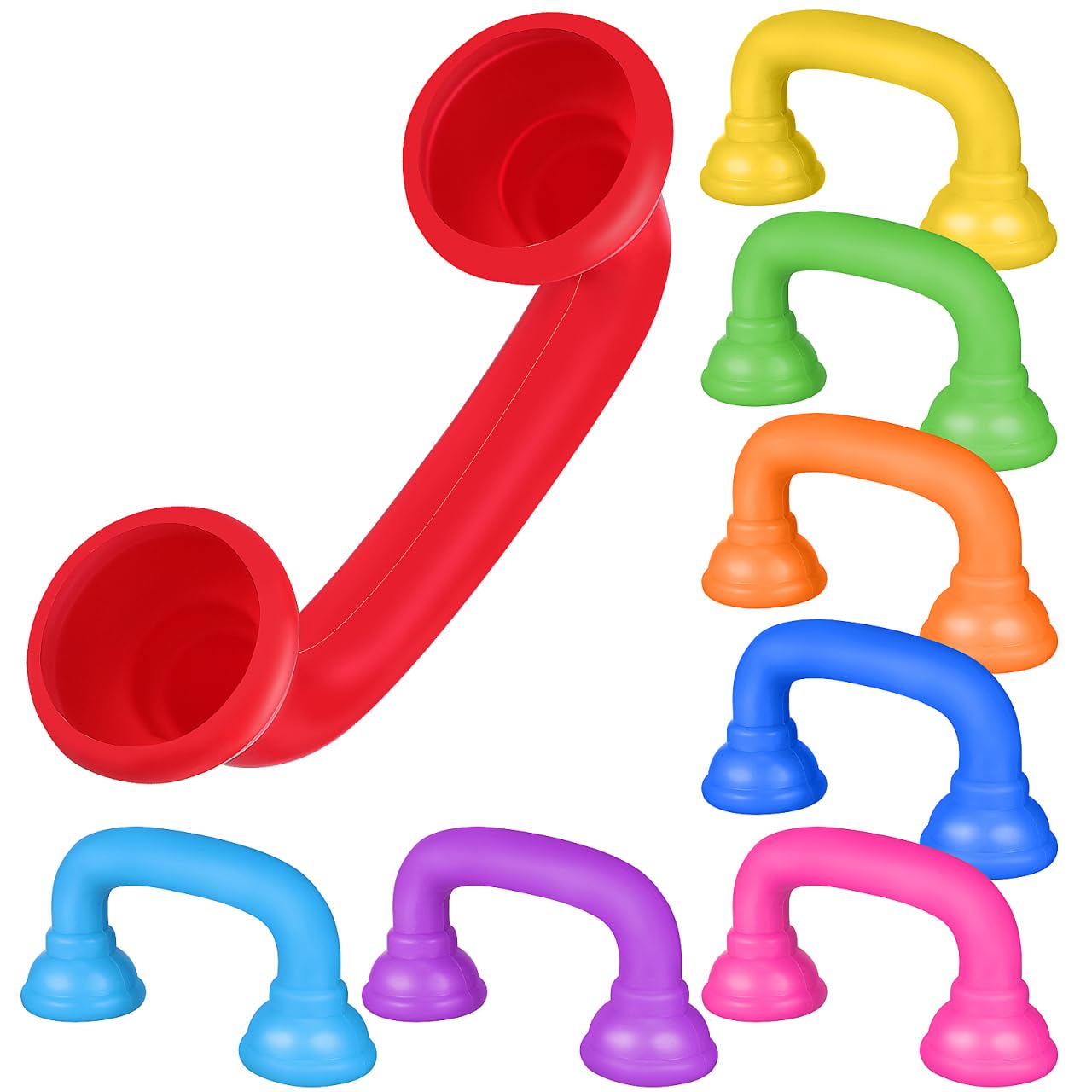 Angoily Combiné de téléphone pour enfants Jouet Téléphone chuchoteur pour orthophonie et de la prononciation Plastique silencieux de lecture pour les tout-petits
