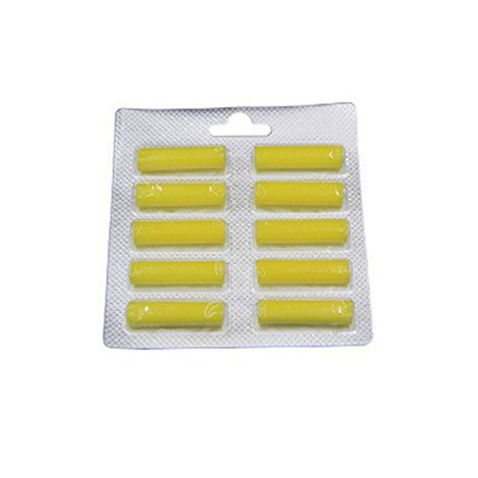 NaningLxh #VK135 10pcs Air Freshener Scented Vacuum Cleaner Tablets Sticks VK135/136/140/150,Yellow Durable Replacement Parts New for Vorwerk