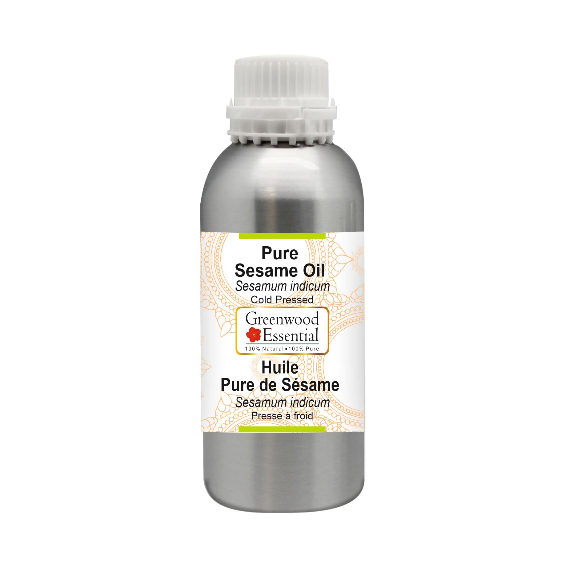 Greenwood Essential Naturreine Sesamöl (Sesamum indicum) Kaltgepresst 1250ml (42 oz)