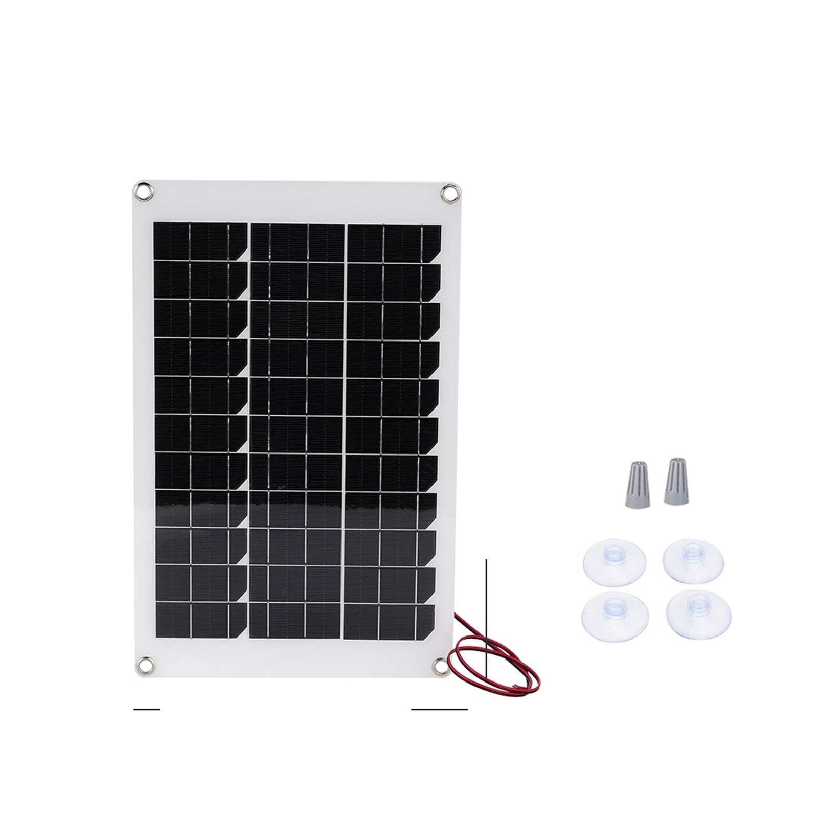 Brushless Solar Water Pump DC 12V Submersible Pump Solar Panel Electromagnetic Amphibious Garden Fish Tank Aquarium Water Pump(Only Solar Panel)