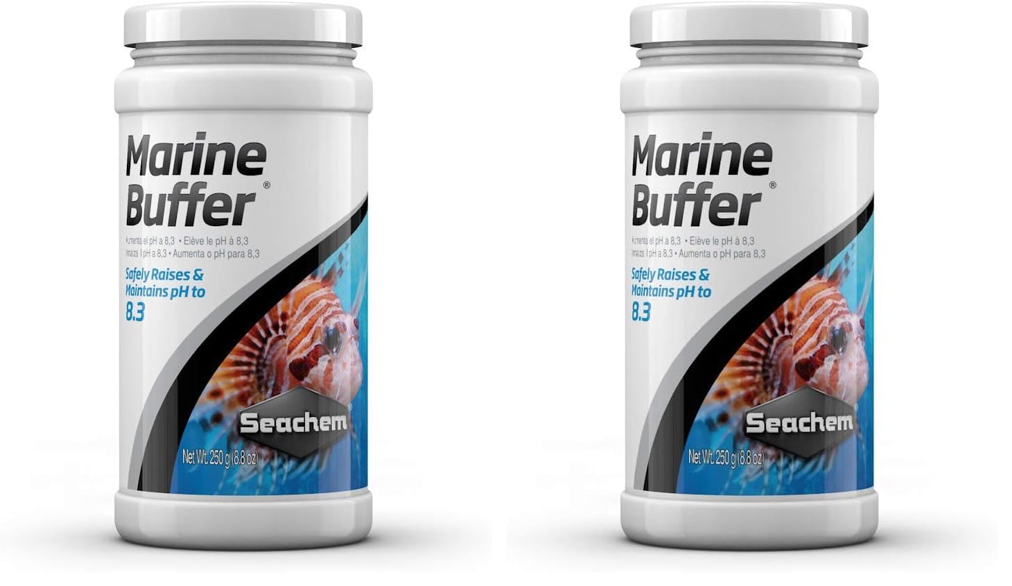 Seachem Marine Buffer 250grams (Pack of 2)