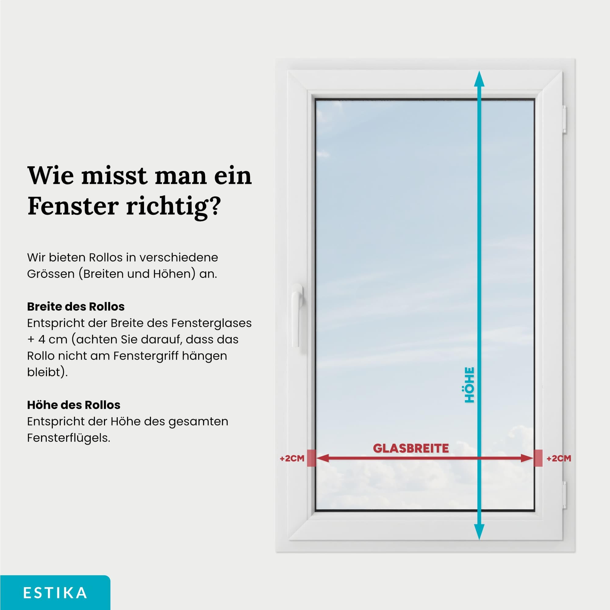 Estika Plissee mit Bohren 75 x 120 cm – Weiß – Verdunkelungsplissee zum Anschrauben für Fenster, Blickdicht, inkl. Montagezubehör