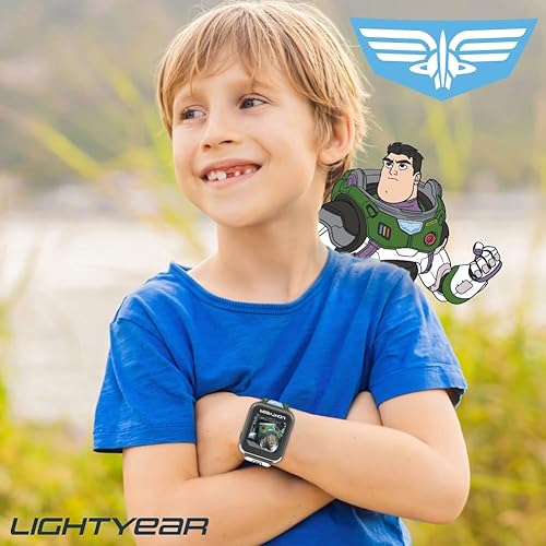 Miniatura 3 de Accutime Disney Toy Story Buzz Lightyear - Reloj inteligente con pantalla táctil de aprendizaje educativo blanco para niños, niñas, niños pequeños,