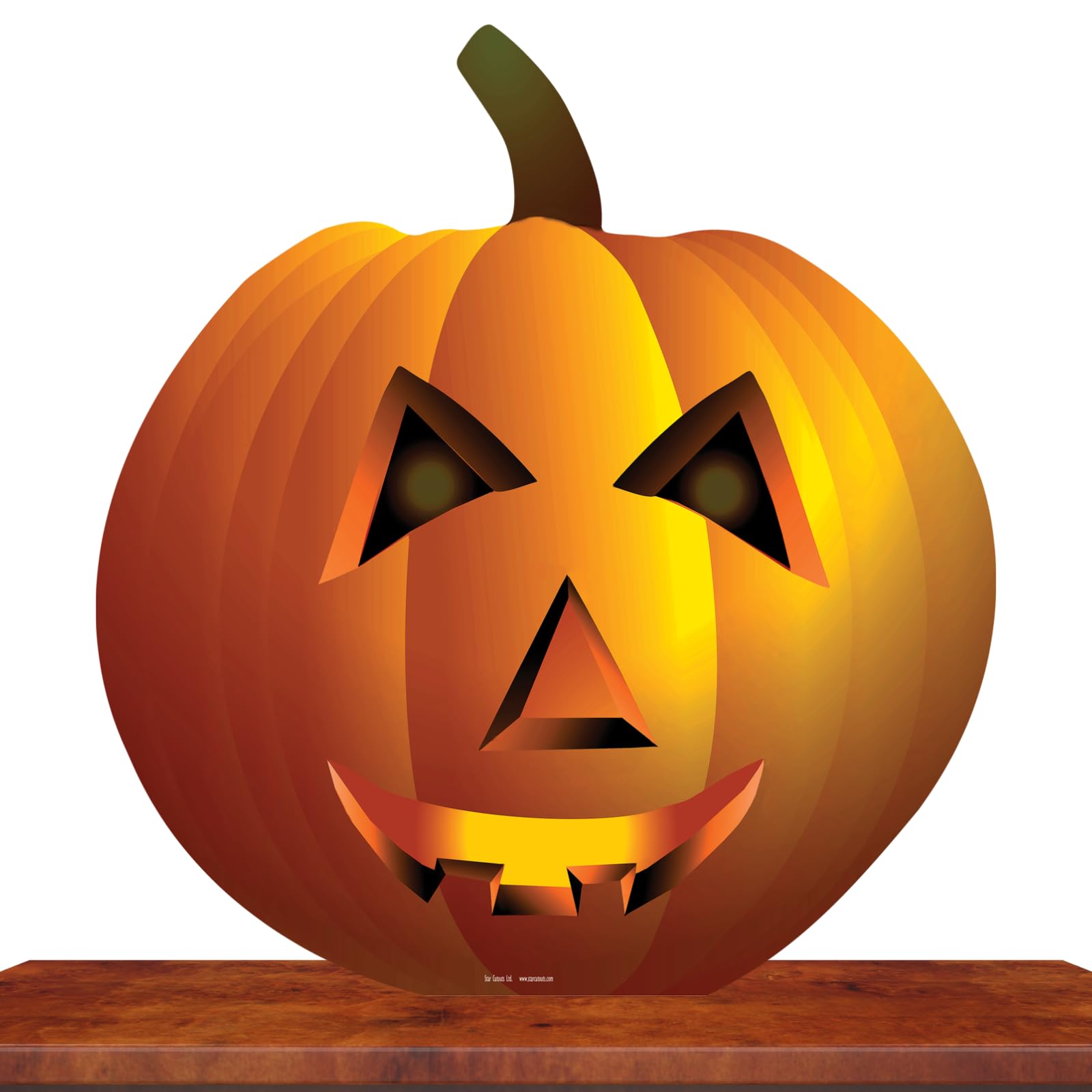 Pumpkin Cardboard Cutout Figure 93cm Tall - Scary Halloween Party Fun