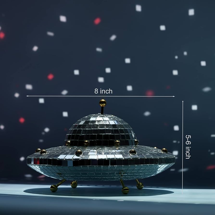 Amazon.co.jp : バレンタインデーギフト UFO型ディスコボール