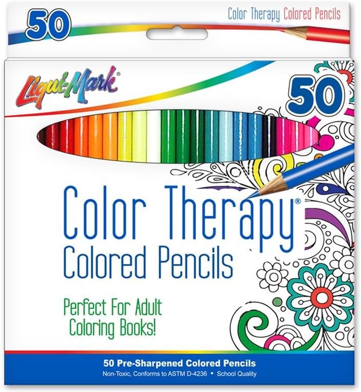 LiquiMark Set Therapy 50pc Liquimark Colored Pencil
