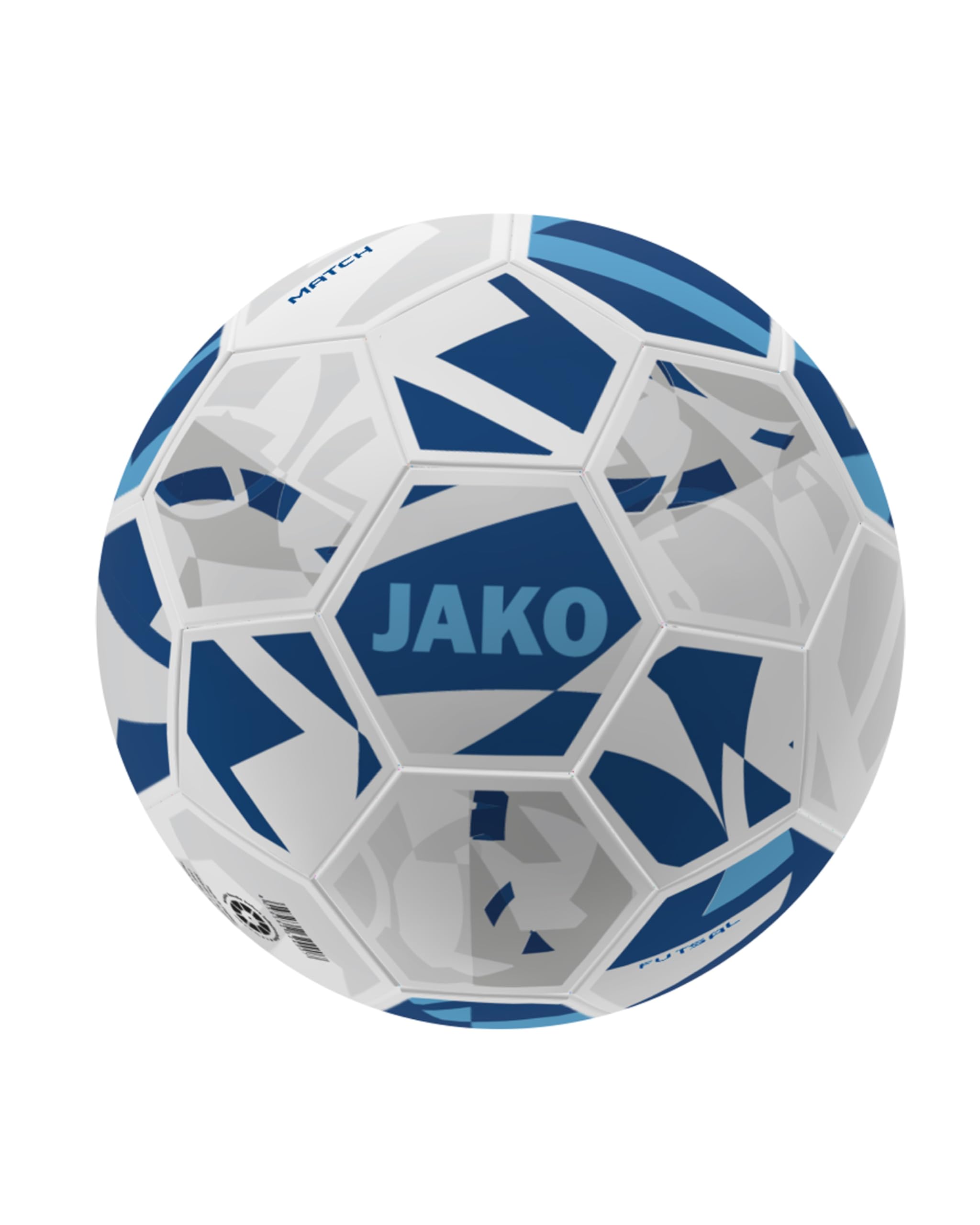 JAKO Spielball Futsal, weiß/Navy/SkyBlue, 4