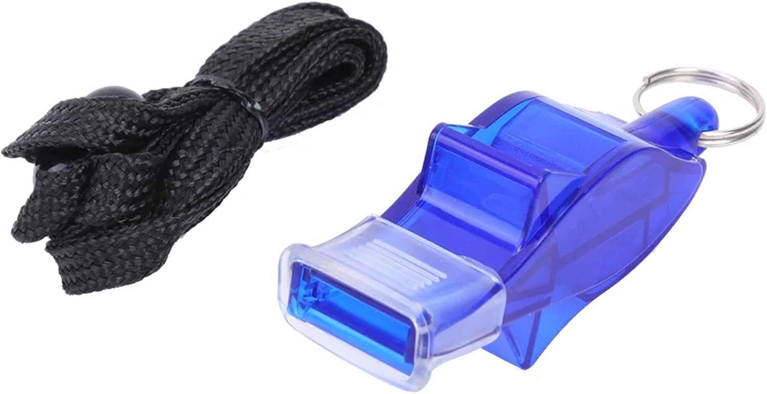 10 PCS Sports Plastic Whistle Soccer Basketball Referee Whistles Outdoor Survival Tool