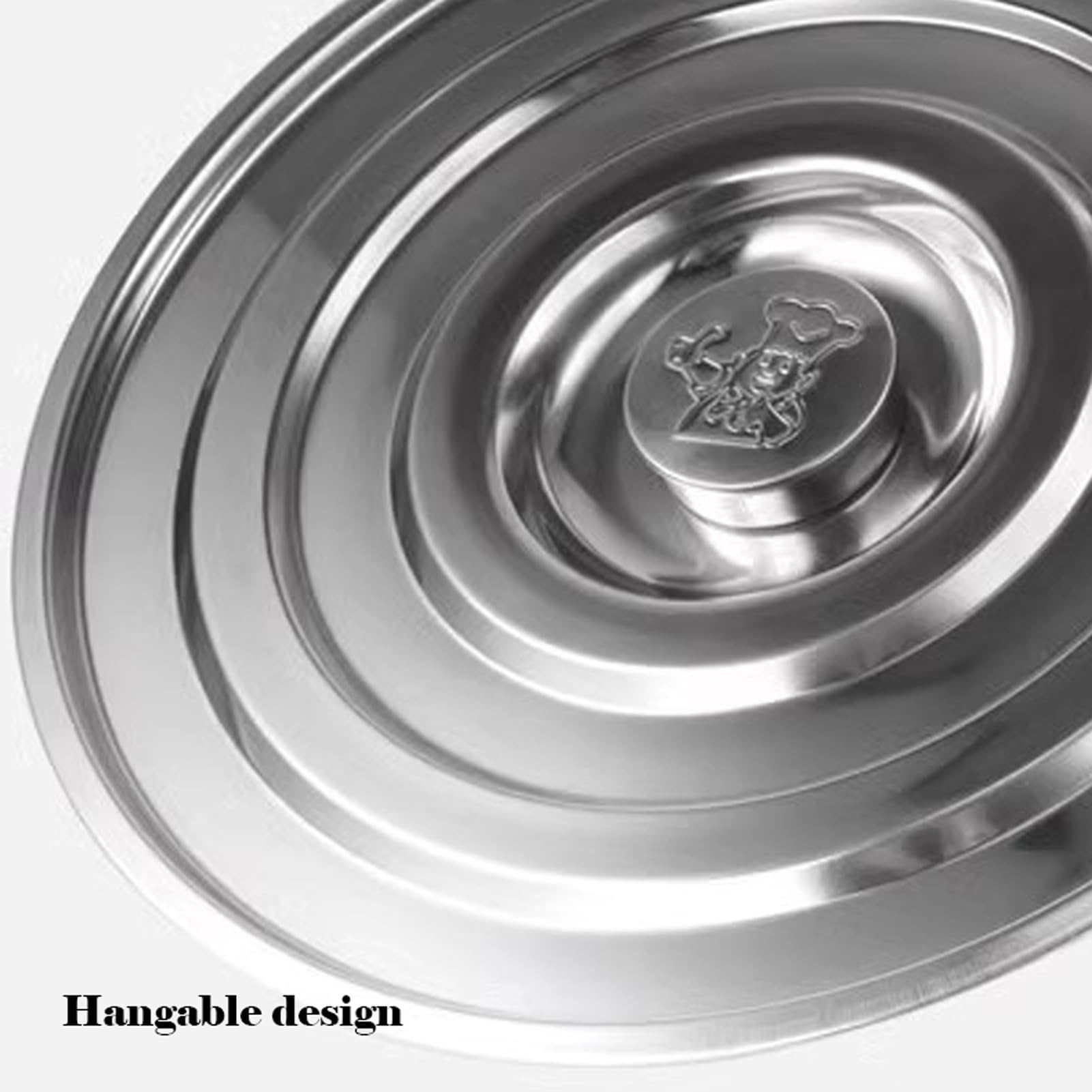 Großer Suppentopf aus Edelstahl mit Zapfhahn und Deckel – robuster mehrschichtiger Suppentopf, 50 x 50 cm, ideal zum Kochen, Sieden und Dämpfen, perfekt für den Einsatz zu Hause und in der G