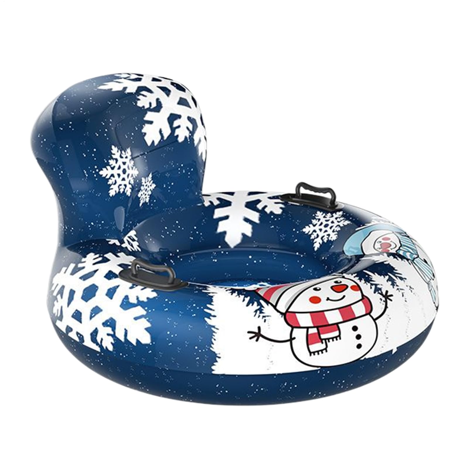 Ciambella Da Neve Cerchio Gonfiabile con Maniglie | Anello Da Slittino Con Maniglia per Giardino Spiaggia Piscina Festa Inverno