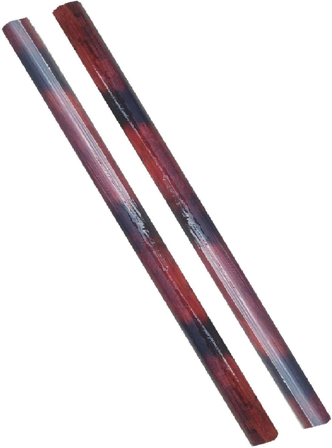 Sports Silambam Stick, 4ft, Red Brown