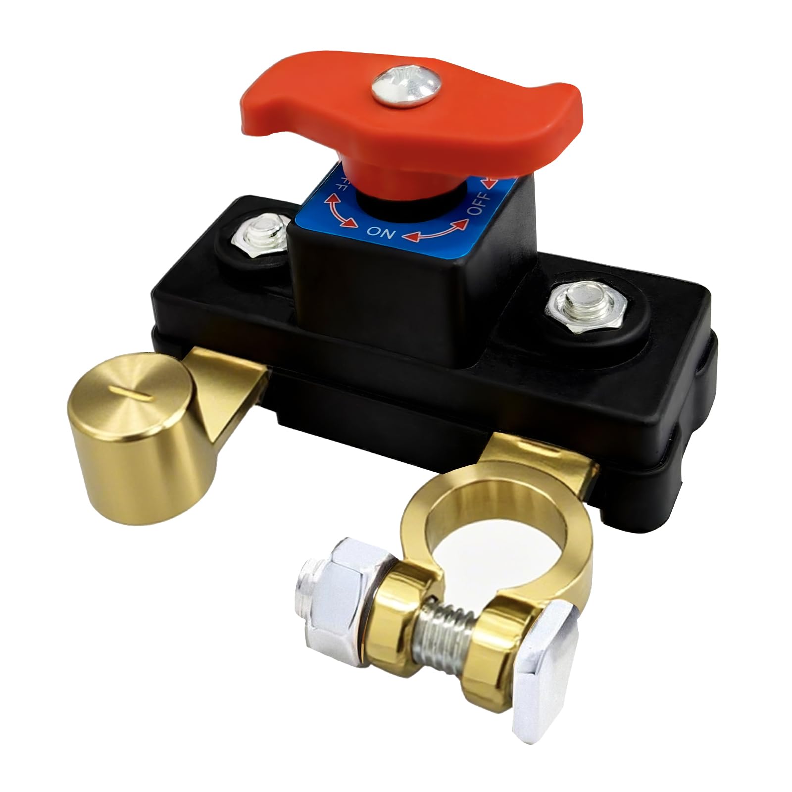 Car Battery Power Cut-Off Switch Breaker, Pure Copper Stable Transmission High Conductivity Disconnect Smart Battery Disconnect Switch for Car Truck Boat Rv Supplies-image-10