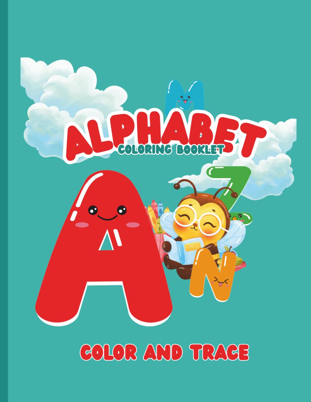 Animal Alphabet Tracing and Coloring Book for Kids
