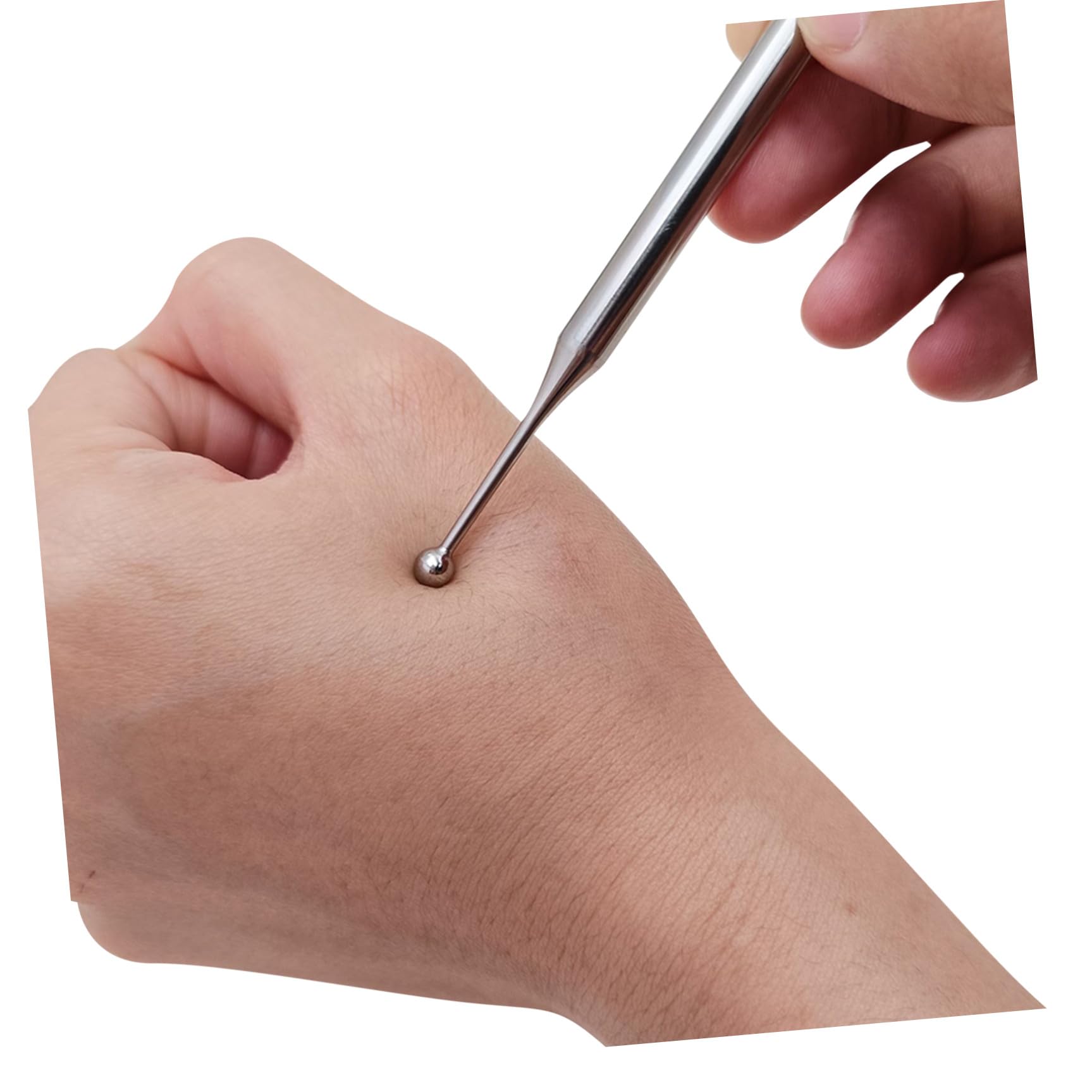 Gatuida 4 Stück Akupressurstift aus für Reflexzonenmassage Kompakte und Teleskopische Ausführung für Gesicht Augen und Hände für Täglichen Einsatz und Professionelle Anwendungen