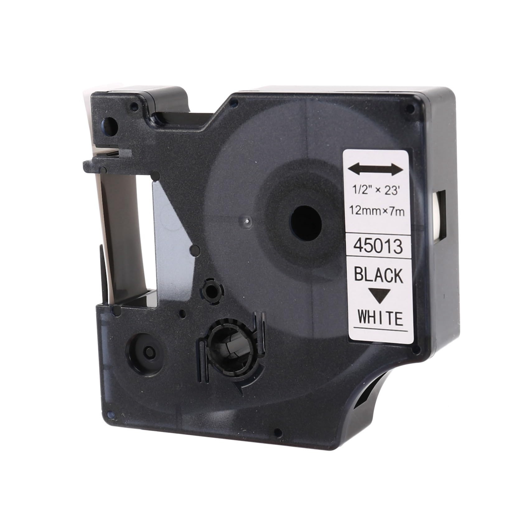 30 pezzi compatibili con Label Maker/Tape 45013 nero su etichette nastri compatibili con Label Manager 160 210 450 280