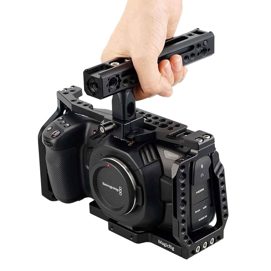 Amazon.co.jp: MAGICRIG BMPCC 4K/6K カメラケージ 回転NATO