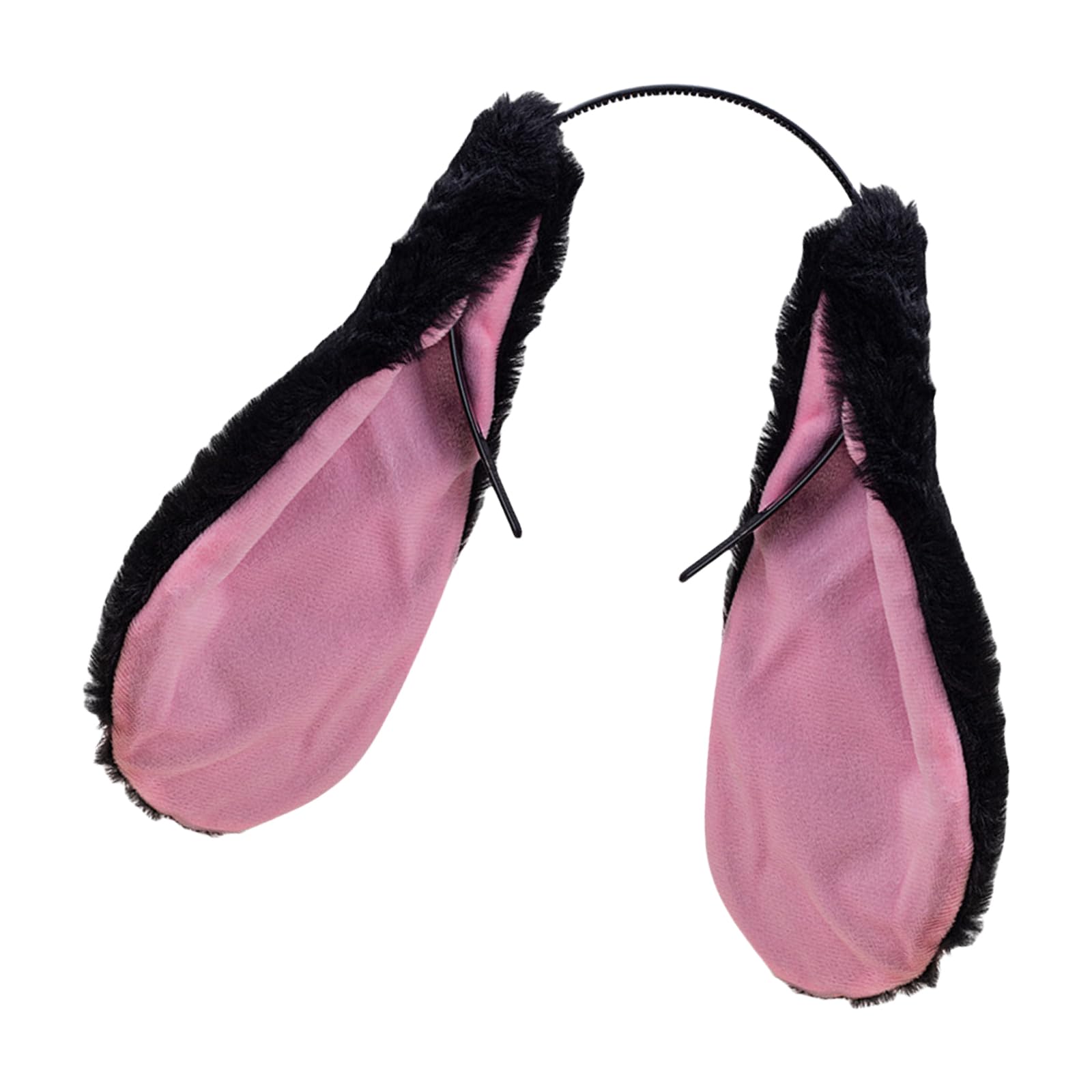 Fentency Rabbits Ears Hairband Photo Props Furry Hair Hoop Headband Party Headpiece Fun Headbands for Music Festival