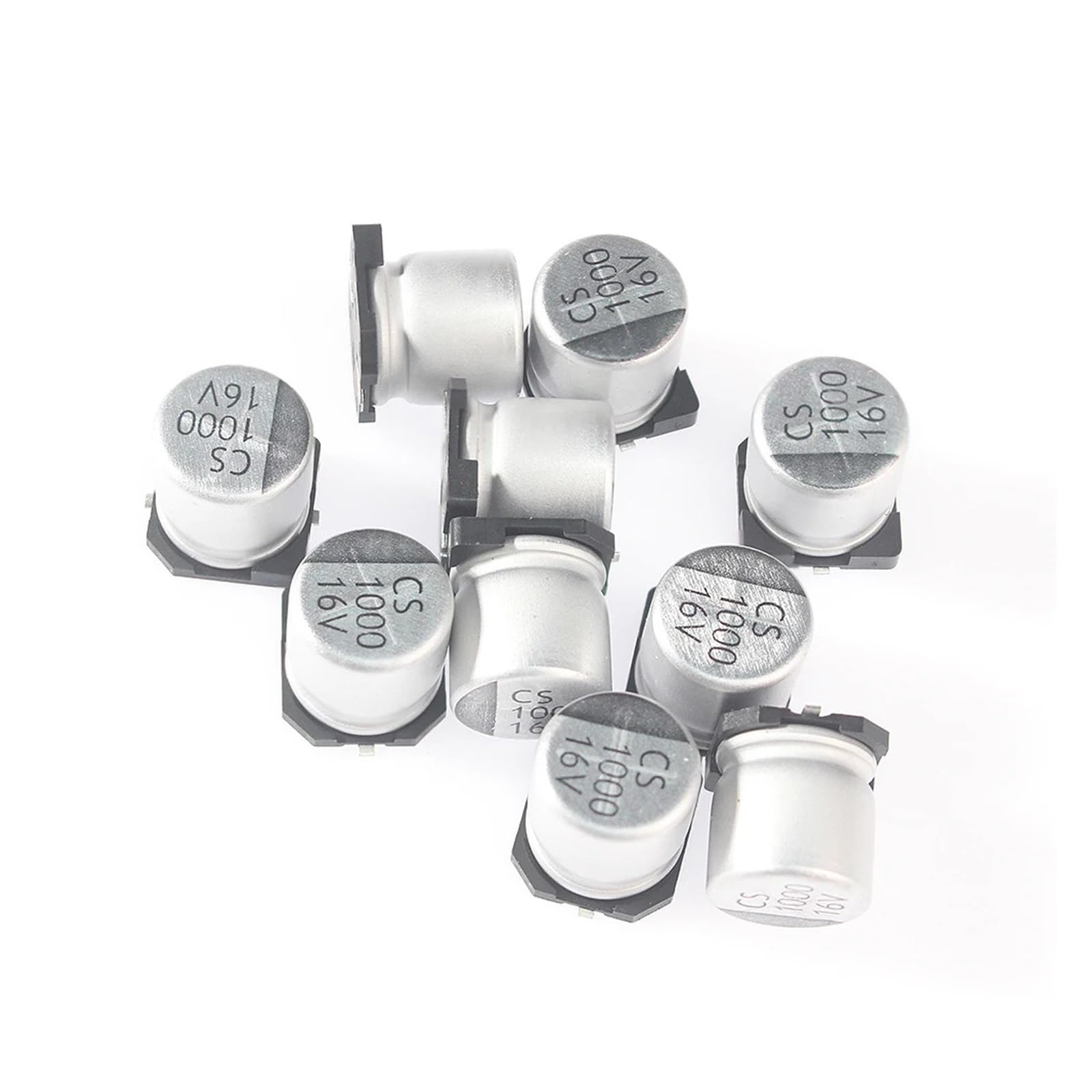 ICXLPMC 24 Values 10V-50V SMD Aluminum Electrolytic Capacitor 400pcs/lot 4.7uf 10uf 22uf 1uF-1000uF Electrolytic Capacitor Assorted Kit