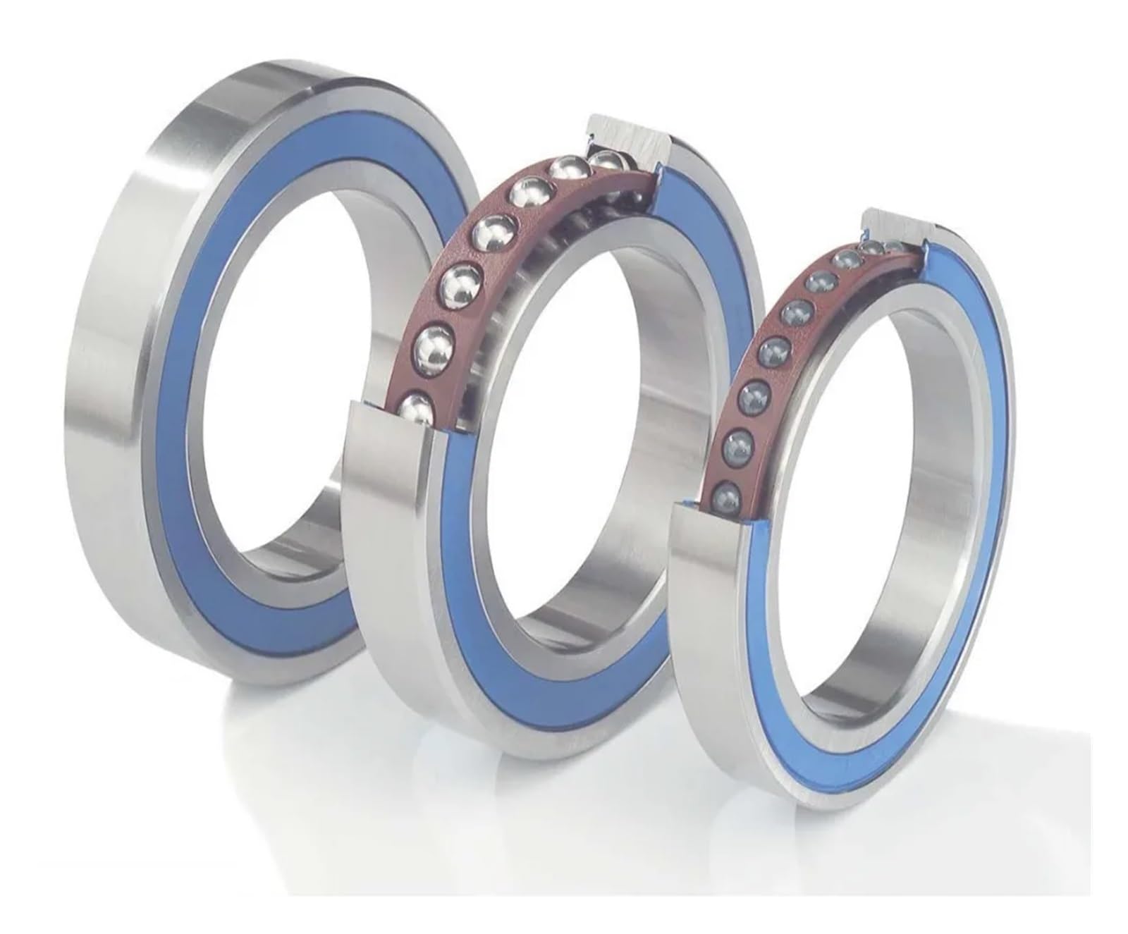 Ieumjnat One Color 8Mm Spindle Angular Contact Ball Bearings 708C-2Rs/P4 Bearing Abec-7 708 Double Sealed Rubber Seals Rs/Rs1/2Rs1