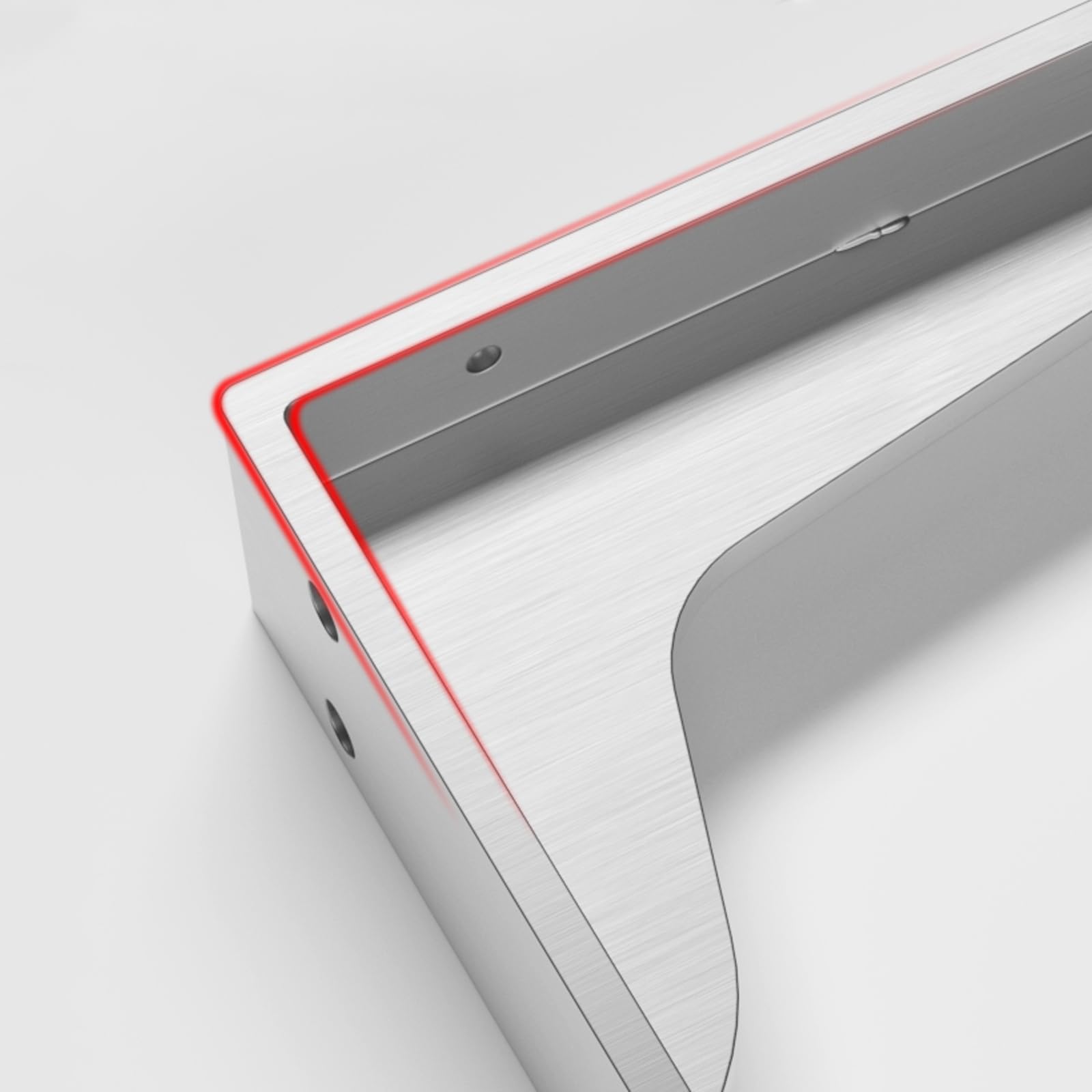 2 Pezzi Reggimensola,Staffe per Mensole Pesanti in Acciaio Inox,Staffa a Parete per Mensola Galleggianti,Supporti per Scaffali a L,per Capannone,Libreria,con Viti,Argento (390mm)