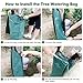 Remiawy Tree Watering Bag, 20 Gallon Slow Release Watering Bag for Trees, Irrigation Bag Made of Durable PVC Material with Zipper (3 Pack 5-8 Hours Releasing Time)