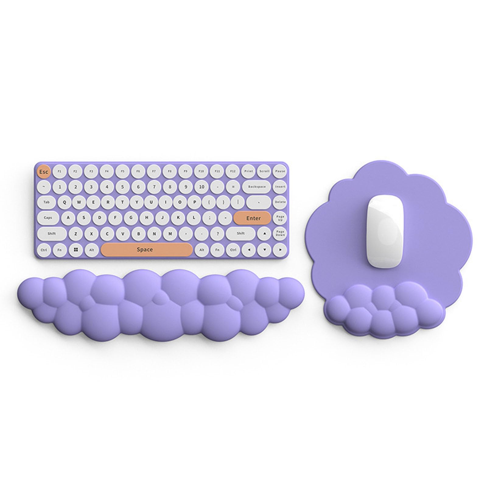 Poggiapolsi Combo Mouse Supporto per il polso Pad Ergonomico Dolore Simpatico Accessorio da scrivania Antiscivolo Poggiapolsi Set Poggiapolsi Combo Mouse Supporto per il polso Ergonomico