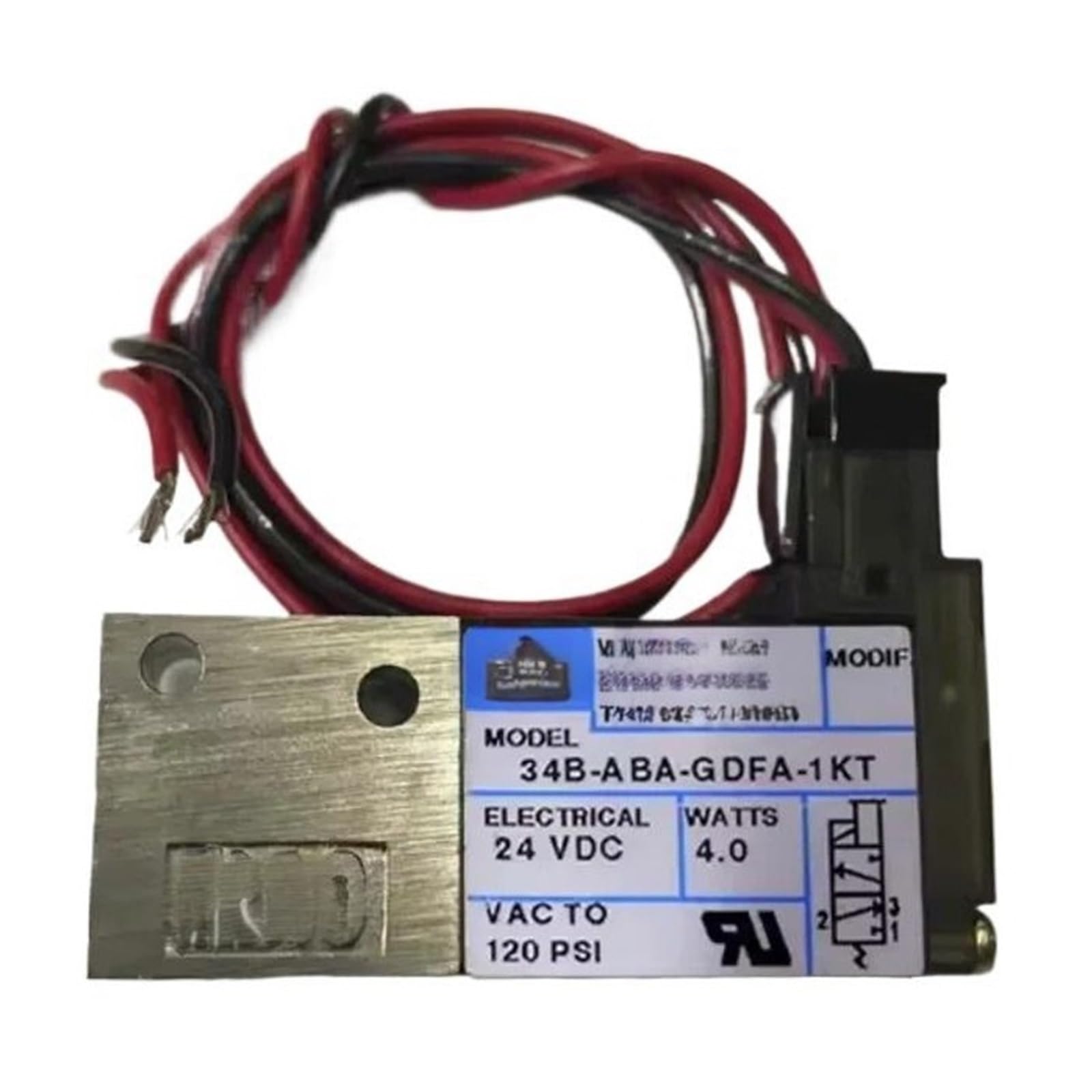 Électrovanne 34B-ABA-GDFA-1KT DC24V contre les pannes d'air