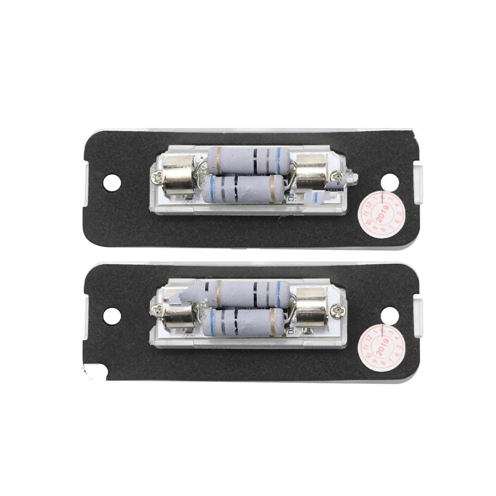 Luce targa per Benz Classe ML W163 W164, Classe GL X164, Classe R W251 (versione benzina). 2 luci LED per targa senza errori.