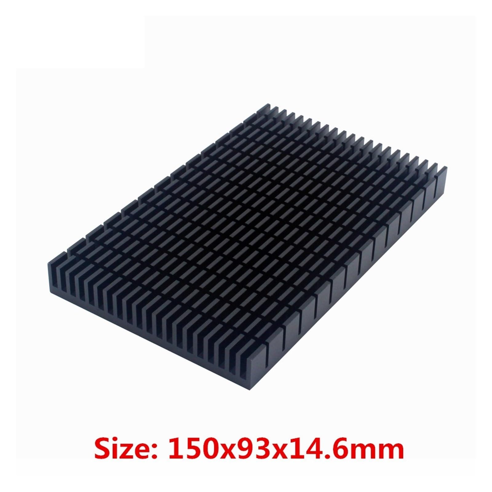 Dissipatore di calore in alluminio 1pc 150x93x14,6mm Radiatore Nero Dissipatore di calore