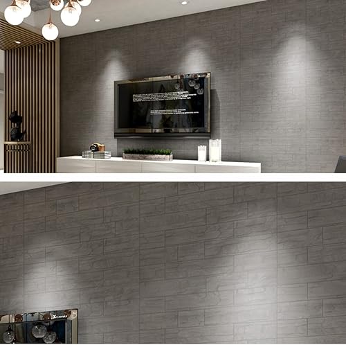 Miniatura 9 de ECYC Ltd 1 panel de pared de espuma 3D de 23.62 x 23.62 pulgadas, autoadhesivo, impermeable, para sala de estar, dormitorio, fondo de televisión,