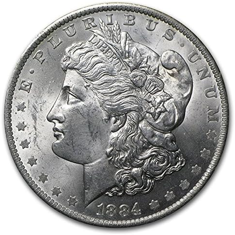 1884 CC Morgan $1 Brilliant Uncirculated 5FS