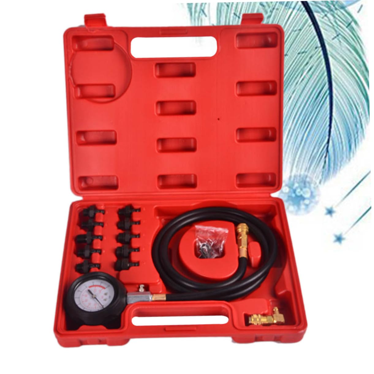 Manómetro Aceite Motor Kit Comprobación Adaptador Grados Manguera Accesorios para
