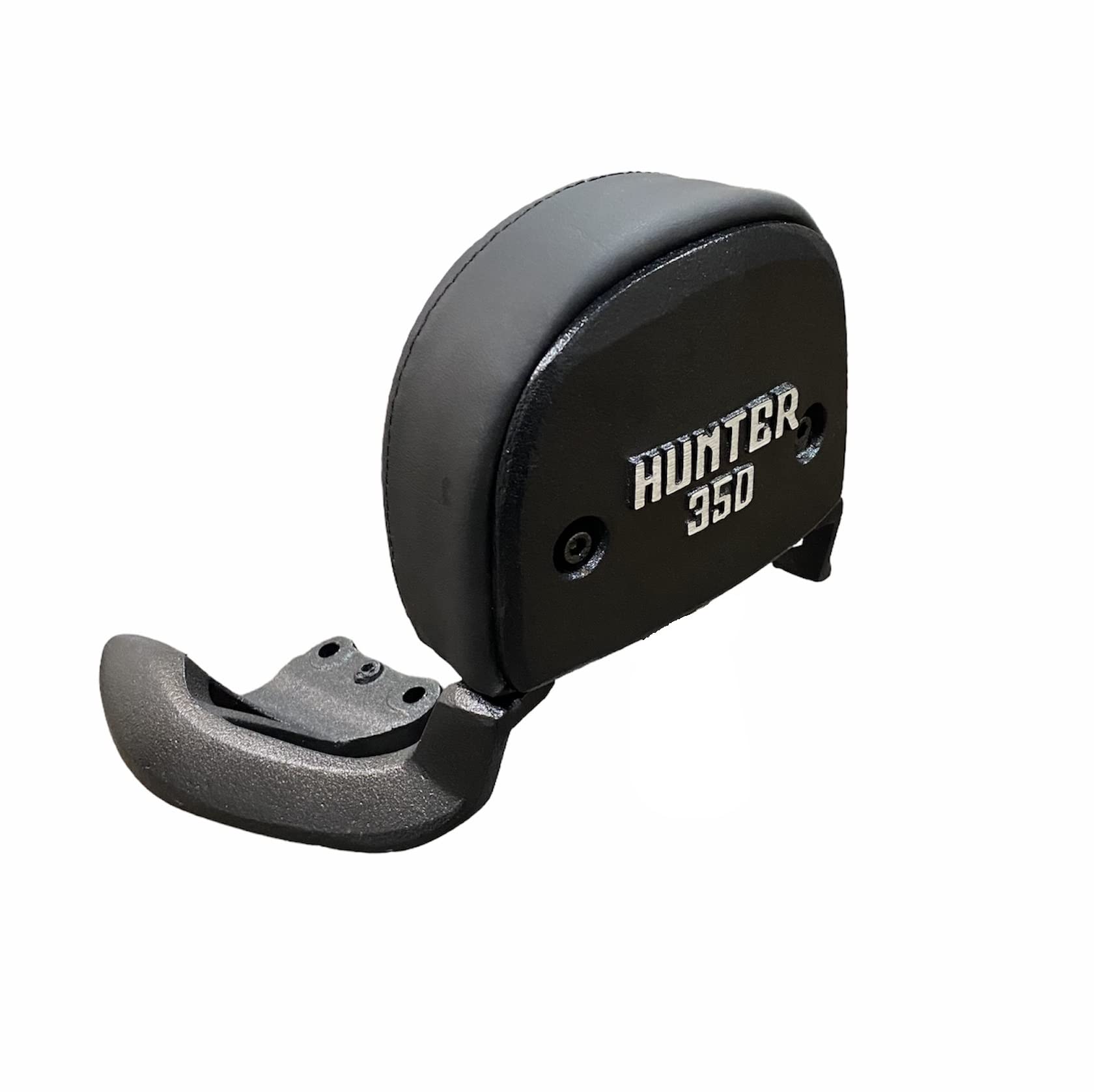 SGTB Heavy Aluminum Cushion Backrest Passenger Seat Back Support Plate Compatible for RE Hunter 350 Black-picture-11