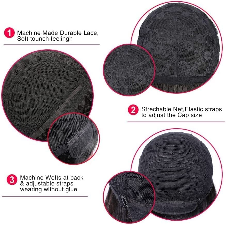 Mejores precios y opiniones de Peluca negra corta de esta semana. 9 Imagen adicional