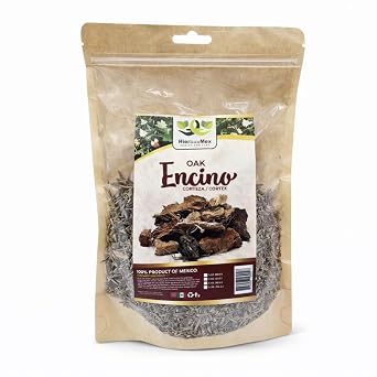 Corteza de Encino Bark of Oak Tree Herb Herbal Tea 4 oz.-113g Natural Mexican Herb Hierba Wild Crafted Natural De Mexico