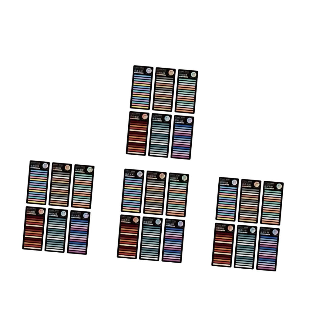 Operitacx Sets Bunte Marker Niedliches Briefpapier To Do Pad Pastellfarbener Notizblock Haftnotizen Etiketten Mit Stiften Notizaufkleber Lesezeichen Transparente Aufkleber Seitenmarker