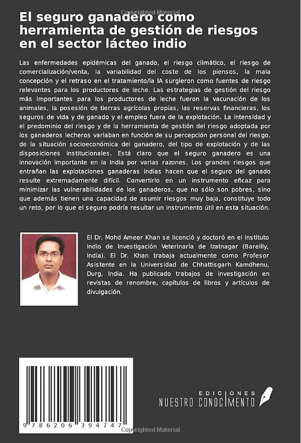Miniatura 2 de El seguro ganadero como herramienta de gestión de riesgos en el sector lácteo indio Percepción del riesgo y estrategias de gestión del riesgo