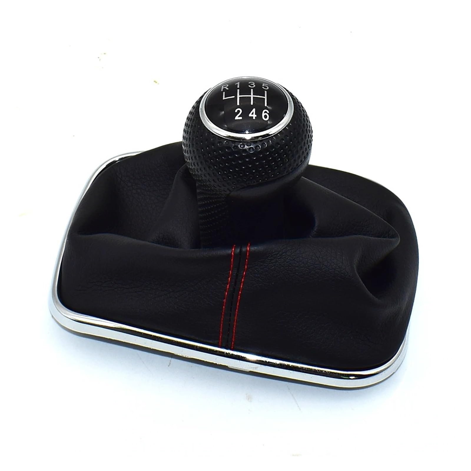 Vavgkdkpzb 6 Speed D Shifter Lever Handle For Vw Mk4 For Jetta For Bora 1999-2004 5 6 Speed Gear Shift Knob Lever Shifter Gaiter Boot(6 Speed D)