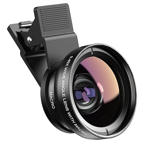 Obiettivo per fotocamera del telefono, obiettivo grandangolare 0,45x, attacco per