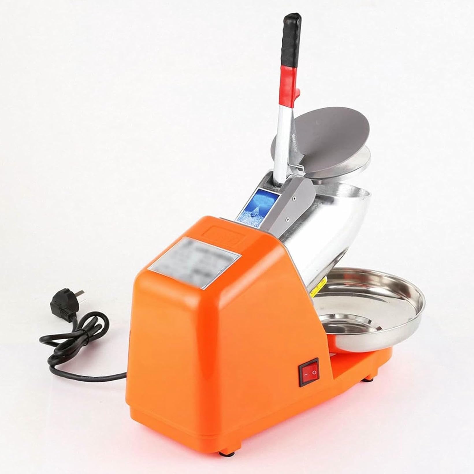 Stożka Śniegu Ze Stali Nierdzewnej Z 85 Kg/h, Elektryczną Maszyną Do Golarki Z Systemem Odwodnienia O Mocy 380W 2200 Rpm, Do Lodów, Zimnych Napojów, Deseru Owocowego I Koktajlu