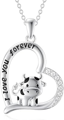 925 Sterling Silver Animal Necklace Cute Animal Jewelry Gifts for Women Mother Sister Friends