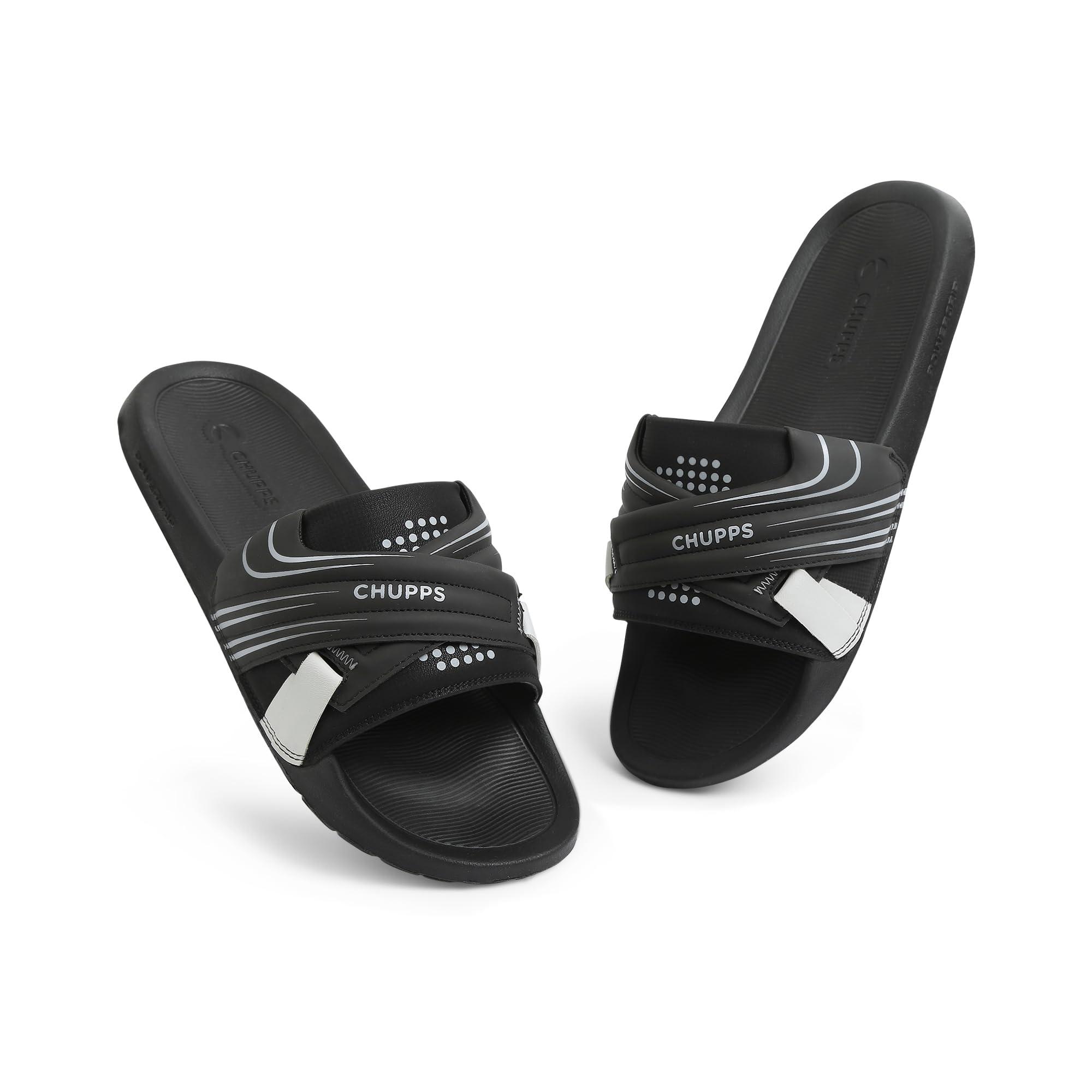 Vertex Men's Casual Sliders & Flip-Flops | Comfortable Flip Flop Slippers with FOAM6 6mm Foam Upper| Powergrip Footbed for Superior Cushioning & Support |Stylish Footwear for Men (Size-6 to 11)-image-12