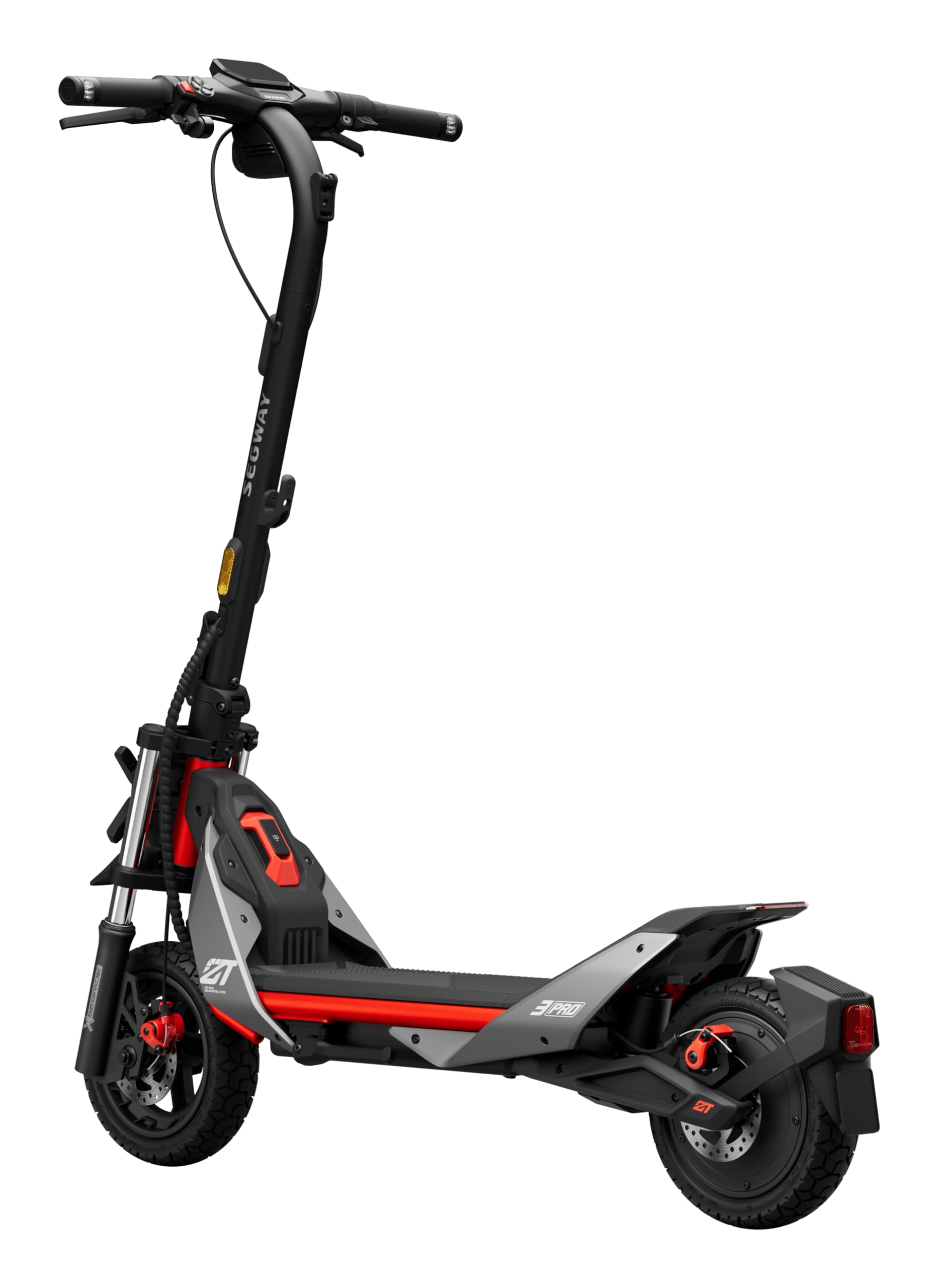 Segway-Ninebot, Monopattino Elettrico, Modello ZT3 PRO I per adulti, 25 km/h velocità massima, 70 km autonomia, Il controllo in frenata