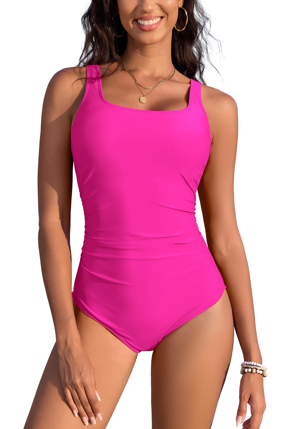 SHEKINI Push Up Bañador de Una Pieza para Mujer Traje de baño de Una Pieza con Aros Bañador Mujer Sexy Global Recycled Standard Global Recycled Standard Global Recycled Standard