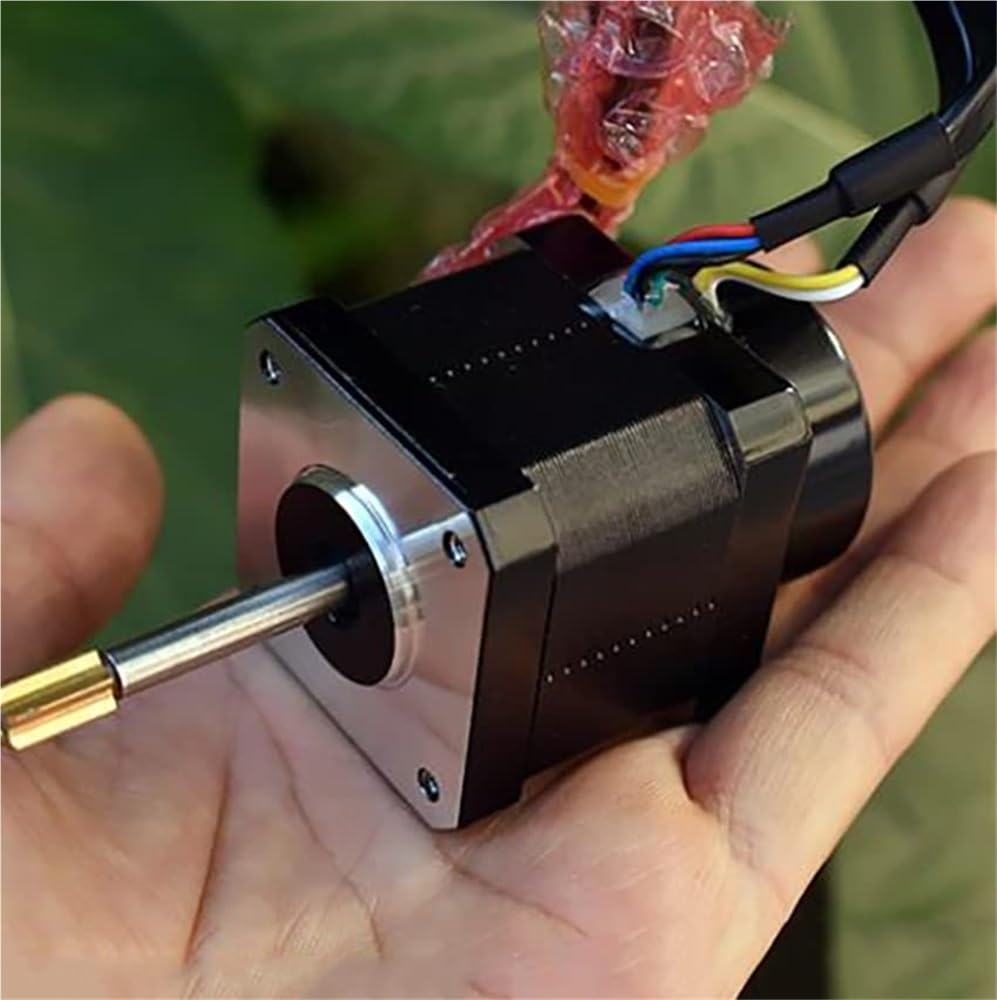 Motore per Apparecchiature Satellitari - Avviatore Elettronico Passo-Passo 2 Fasi, 4 Fili, 42 CC, 0,25 NM, Motore Passo-Passo di Precisione di 1,8 Gradi Motorino di avviamento per Auto